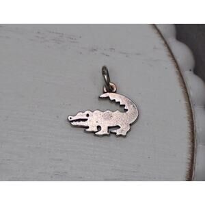 Retired James Avery 925 Alligator Charm 1.19G / 0.6in